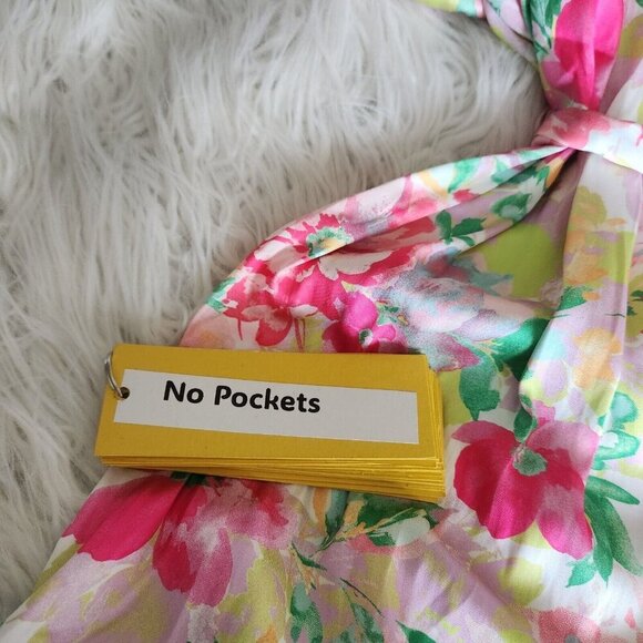 Current Air Botanical Floral Midi Maxi‎ Dress XS Sleeveless Flowy Wedding NWT - Picture 9 of 15